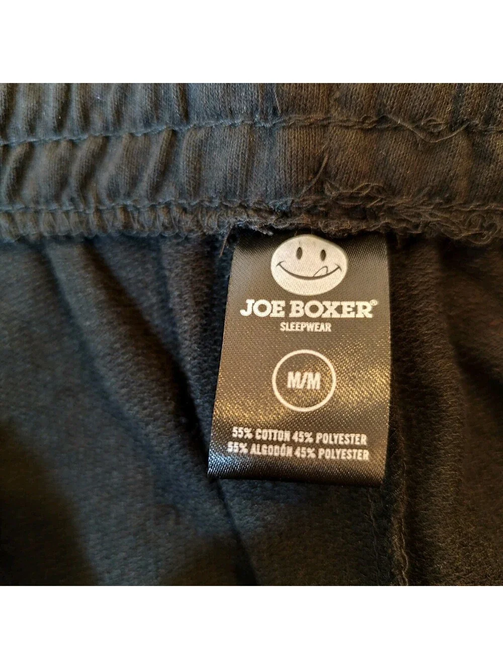 Joe Boxer Men's Black French Terry Shorts Size Medium